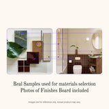 Real material samples board