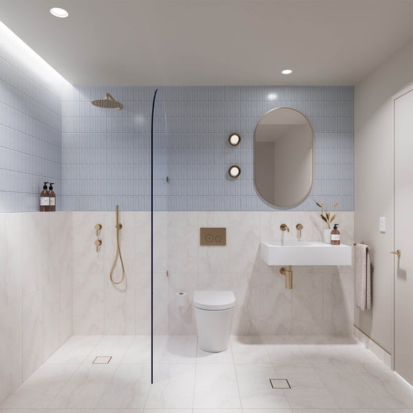 Shell Blush Bathroom Design | Coastal Renovation Pack